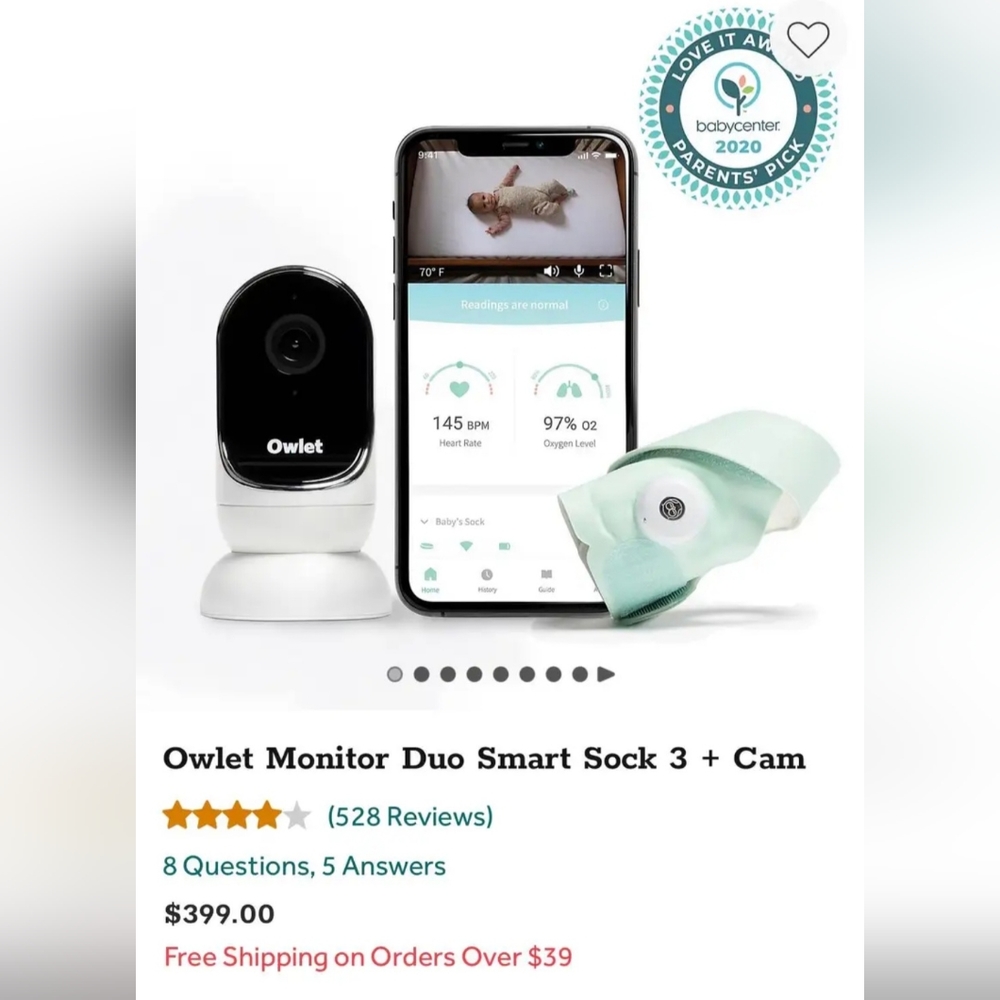 Owlet 3 with Sock Monitor
